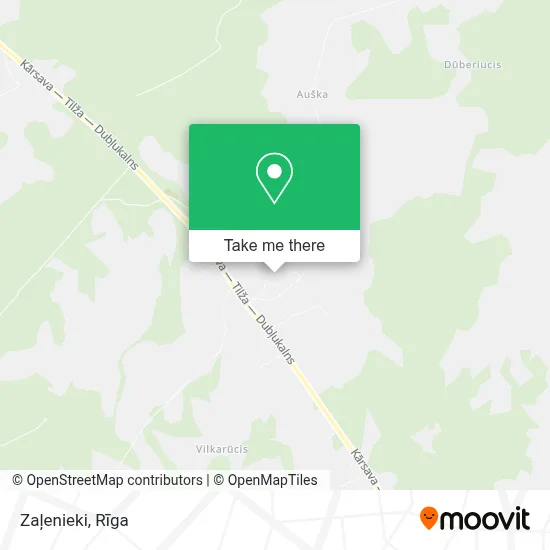 Zaļenieki map