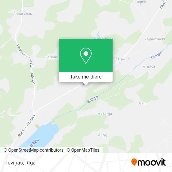 Ieviņas map