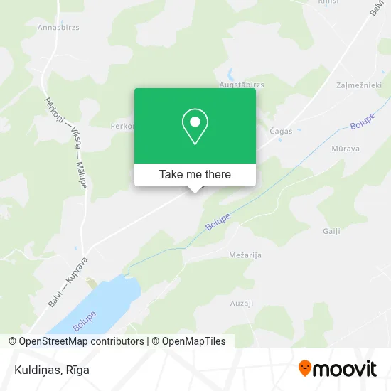 Kuldiņas map