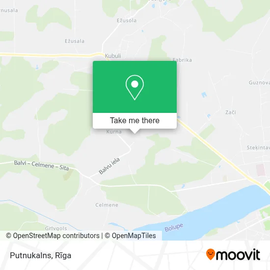 Putnukalns map