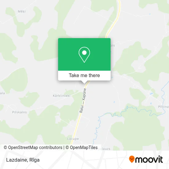 Lazdaine map