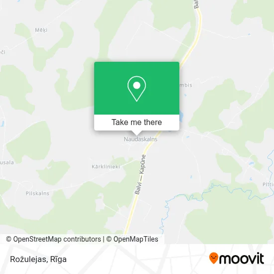 Rožulejas map