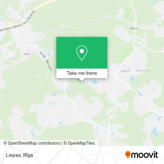 Liepas map