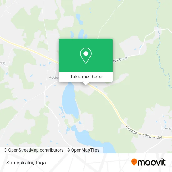 Sauleskalni map