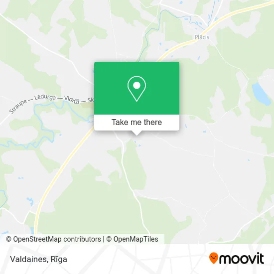 Valdaines map