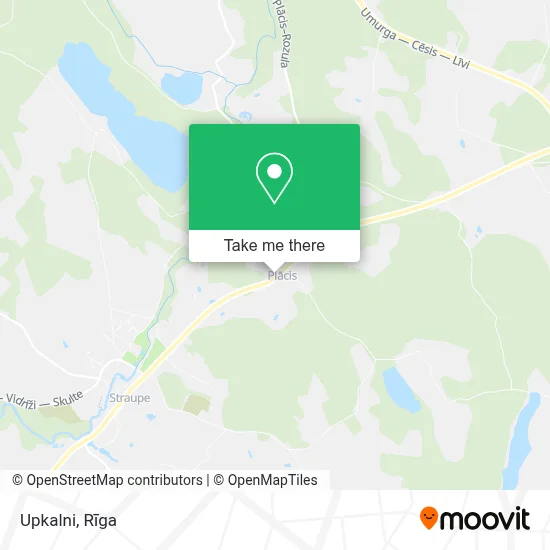 Upkalni map