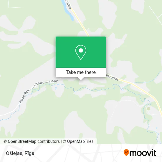 Ošlejas map