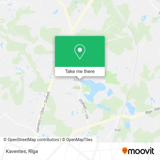 Kaventes map