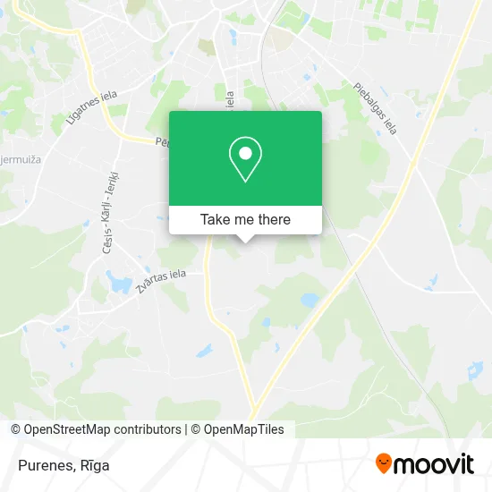 Purenes map