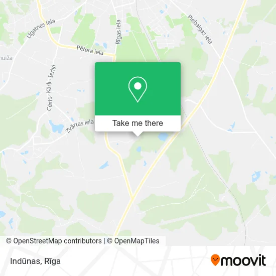 Indūnas map