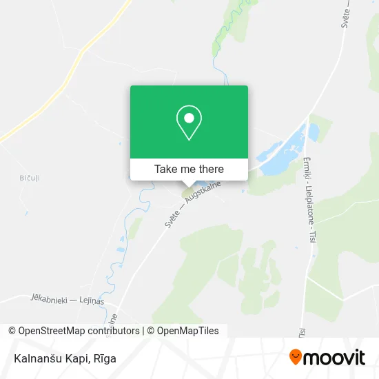 Kalnanšu Kapi map
