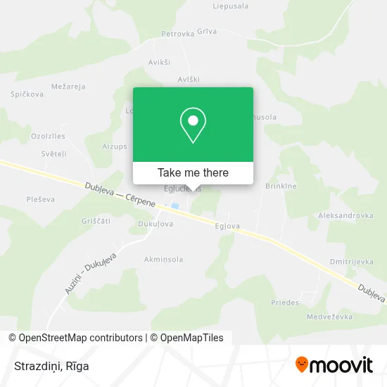 Strazdiņi map