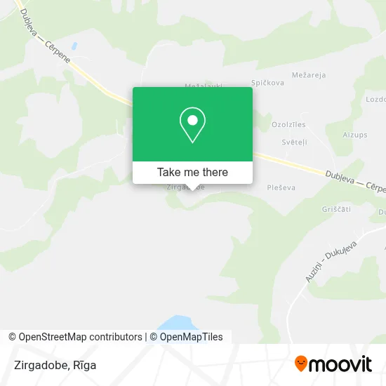 Zirgadobe map