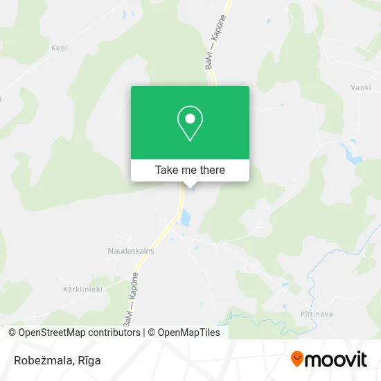 Robežmala map