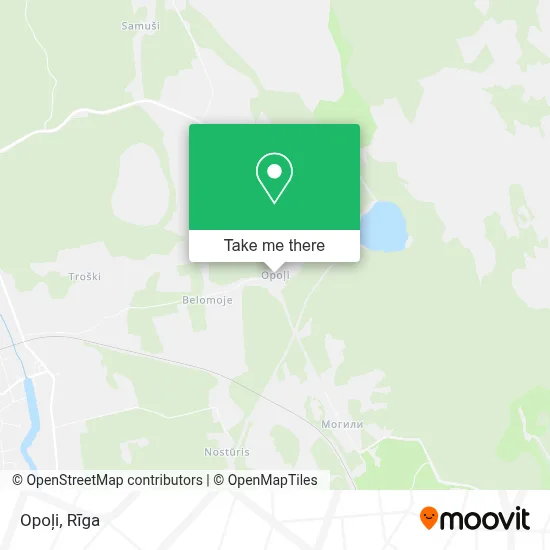 Opoļi map