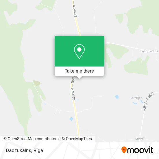 Dadžukalns map