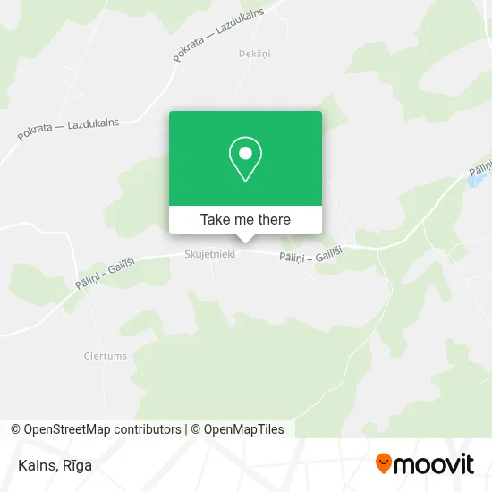 Kalns map