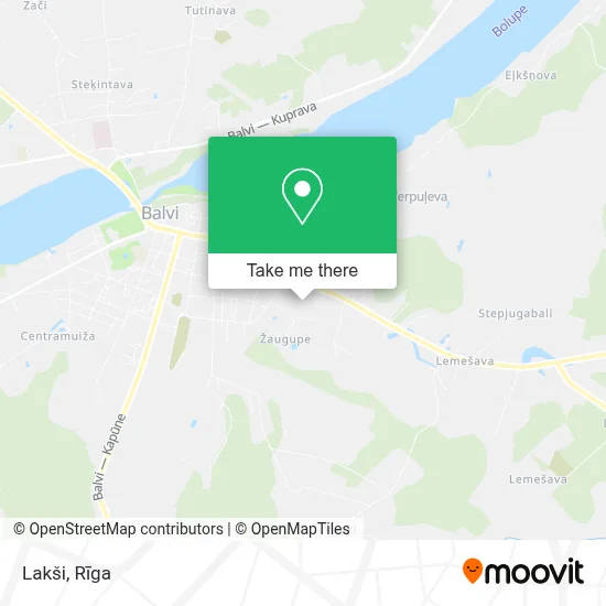 Lakši map
