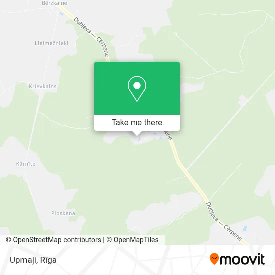 Upmaļi map