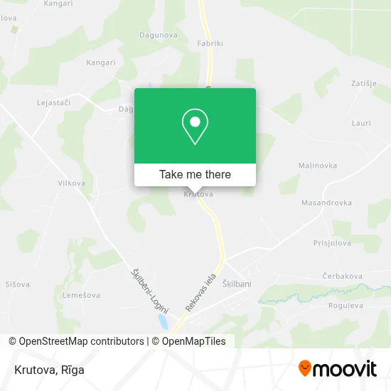 Krutova map