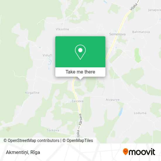 Akmentiņi map