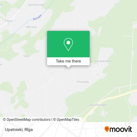 Upatnieki map