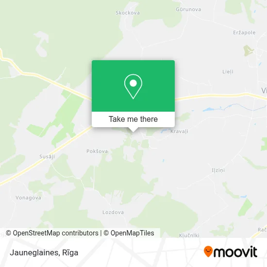 Jauneglaines map