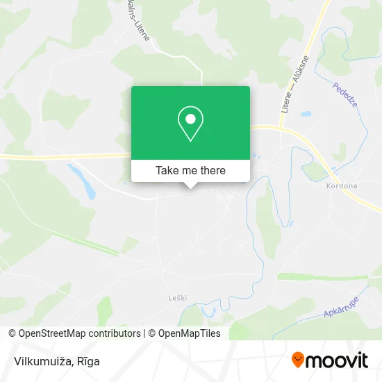 Vilkumuiža map