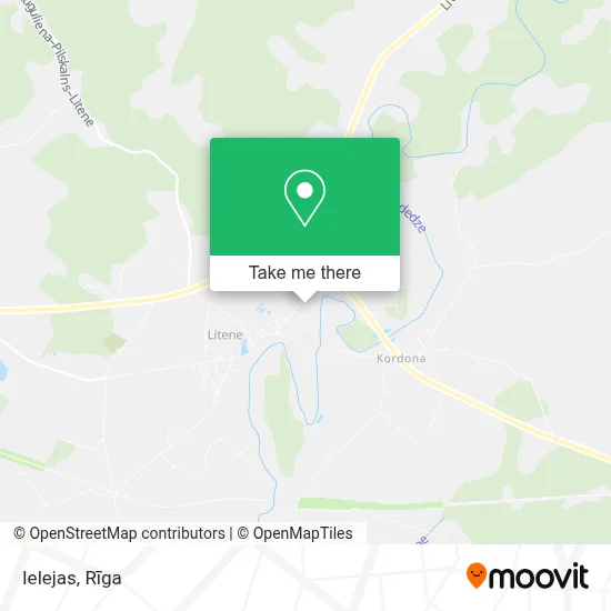 Ielejas map