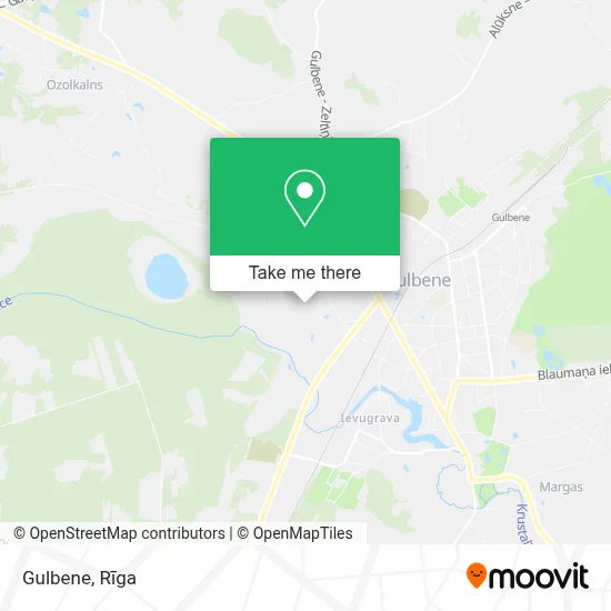 Gulbene map