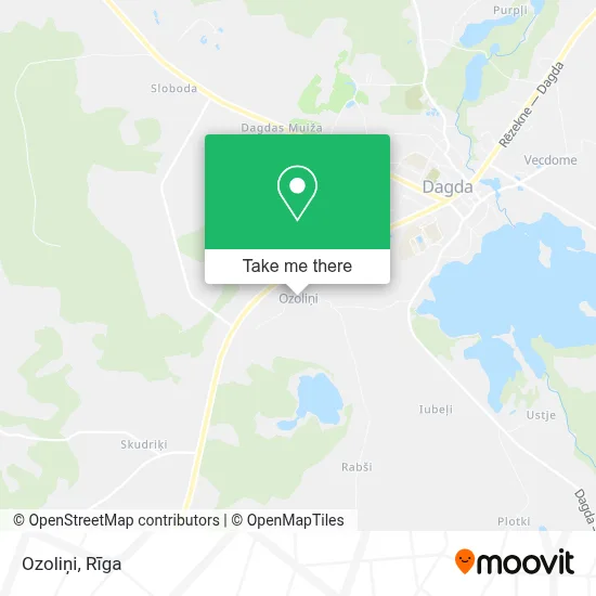 Ozoliņi map