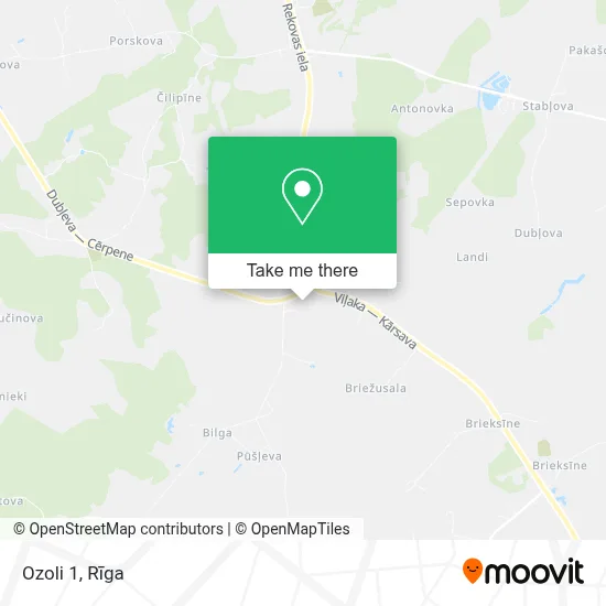 Ozoli 1 map