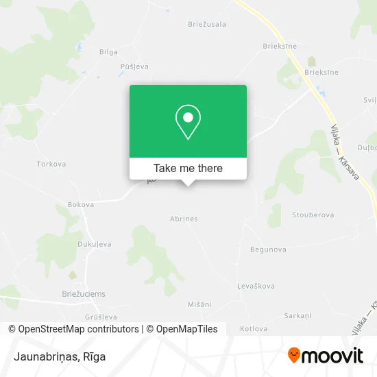Jaunabriņas map