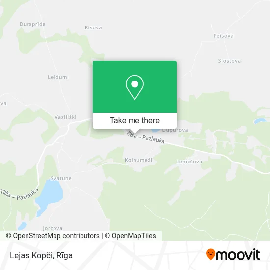 Lejas Kopči map