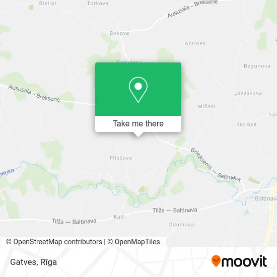 Gatves map