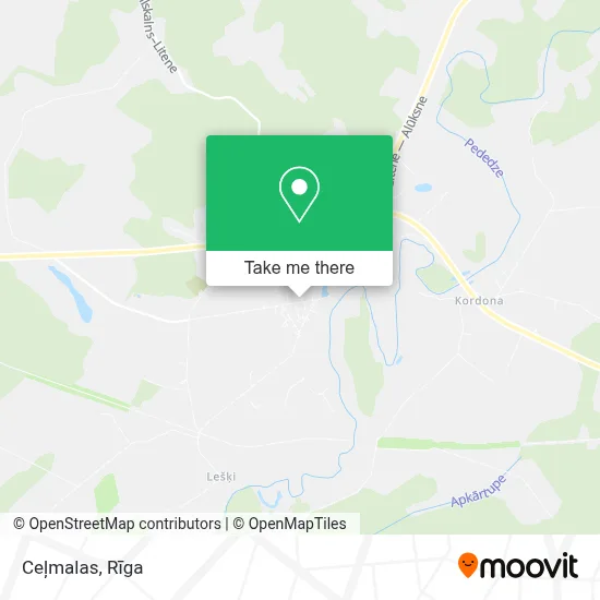 Ceļmalas map