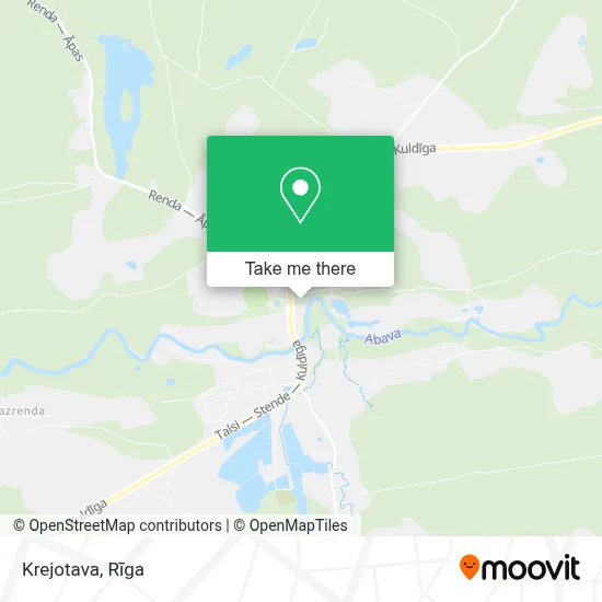 Krejotava map
