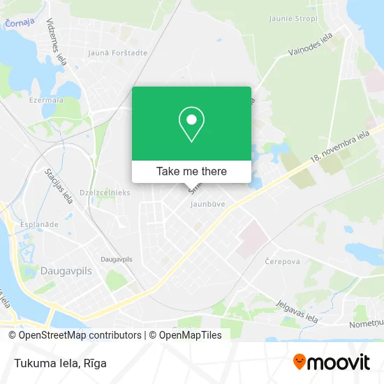 Tukuma Iela map