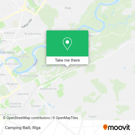 Camping Baili map