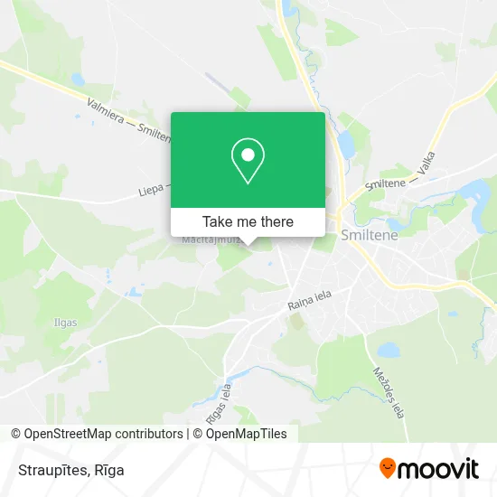 Straupītes map