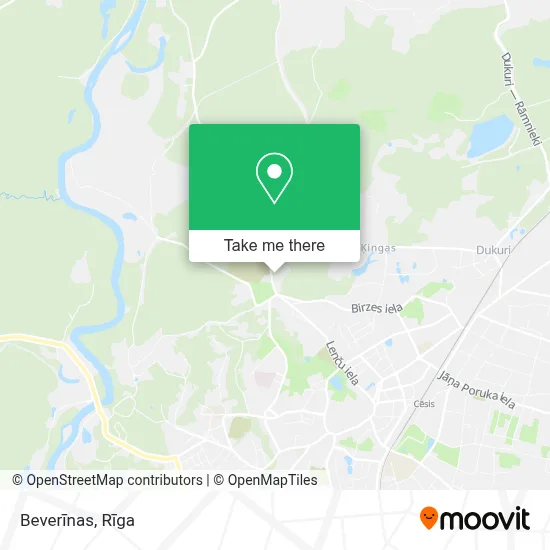 Beverīnas map