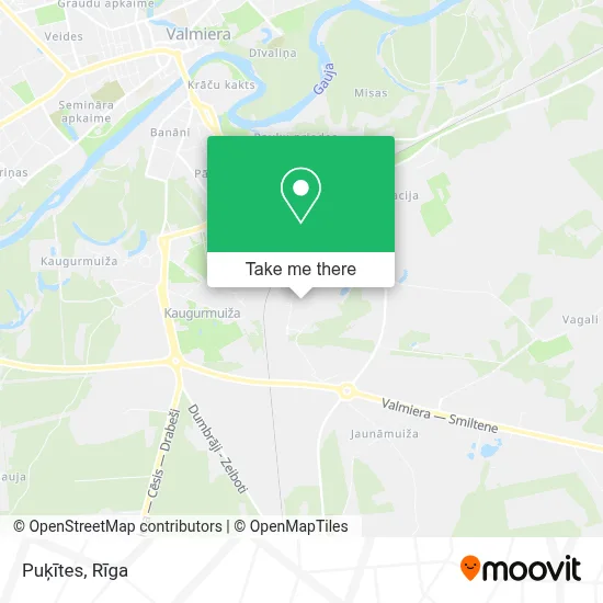 Puķītes map
