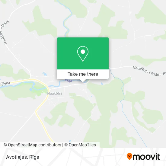 Avotlejas map