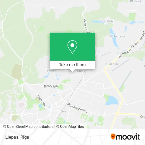 Liepas map