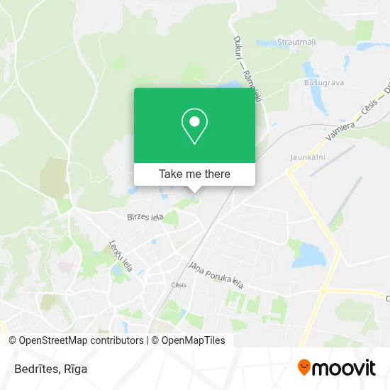 Bedrītes map