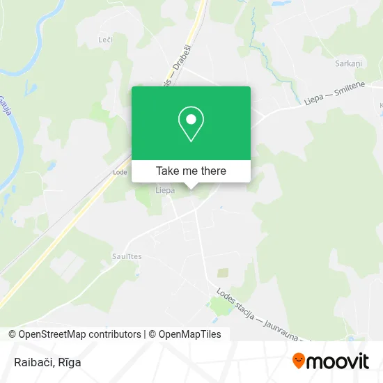Raibači map