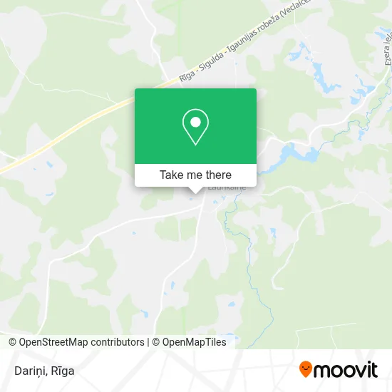 Dariņi map