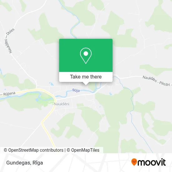 Gundegas map