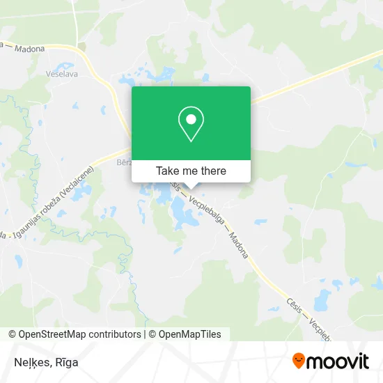 Neļķes map