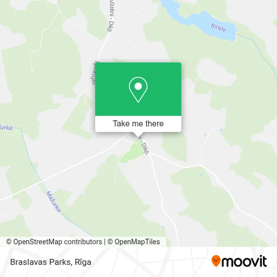 Braslavas Parks map
